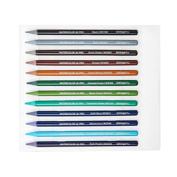 PRO Woodless Watercolor Pencils 24 Colors