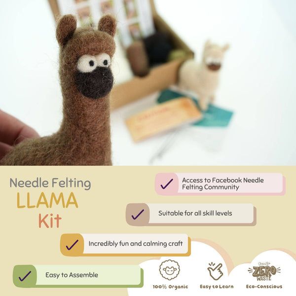 Llama – DIY Needle Felting Kit