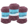 Lion Brand Yarn Pima Cotton 3 Pack