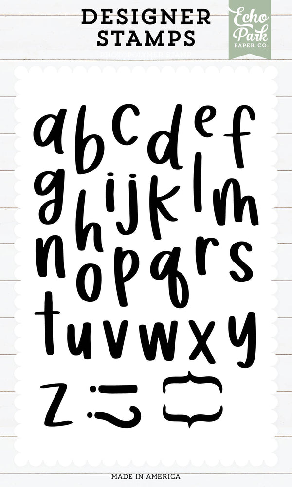 Charlie Alphabet Stamp Set