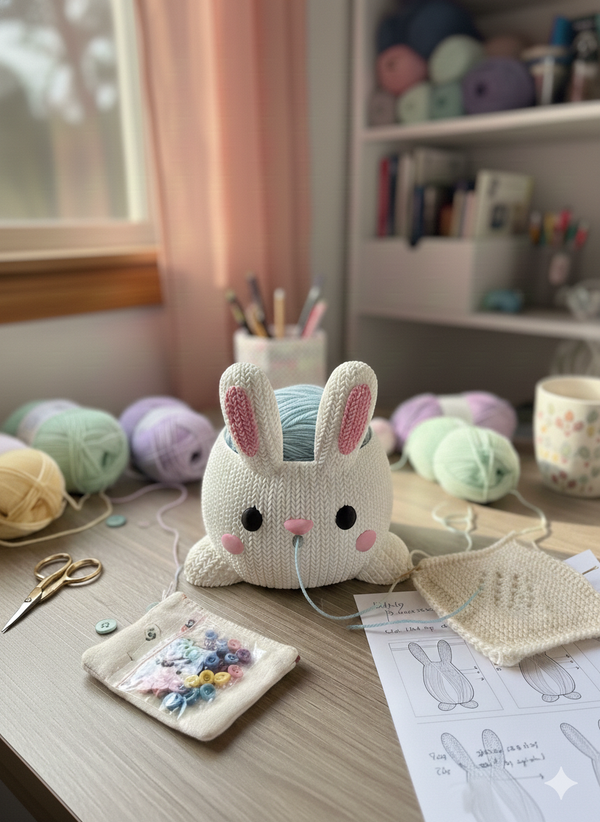 Bunny Yarn Bowl