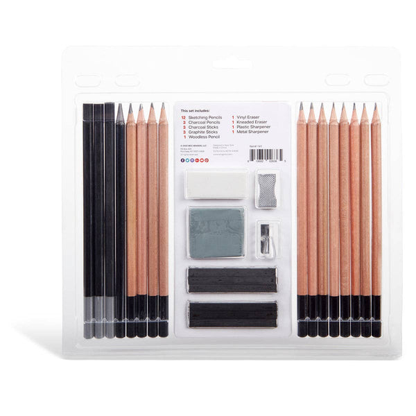 Sketch & Drawing Pencil Set - 26 pc
