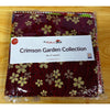 Charm-pack 40pcs - 5" Square Precuts - Crimson Garden Collection