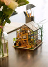 Cathy’s Flower House (Green House) – DIY Miniature House Kit