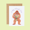 Bigfoot Greeting Card 
