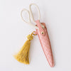 Ivory and Gold Heirloom Scissors with Case | Petunia Pink