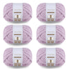 Chunky Chenill Yarn | 8oz/227g | Jumbo #7 | Pack of 6