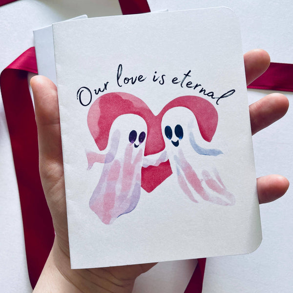 Eternal Love Ghost Greeting Card 
