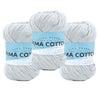 Lion Brand Yarn Pima Cotton 3 Pack