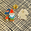 Gnome Enamel Pin