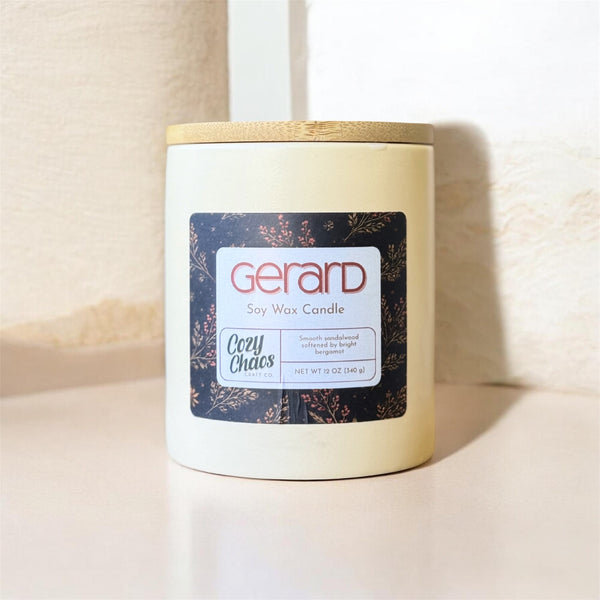 Gerard Candle | 12 oz Soy Candle 