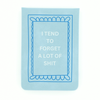 Leatherette Pocket Journal I Tend To Forget
