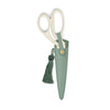 Ivory and Gold Heirloom Scissors with Case | Sage Green