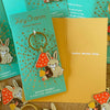 Bunny Rabbit Enamel Keychain