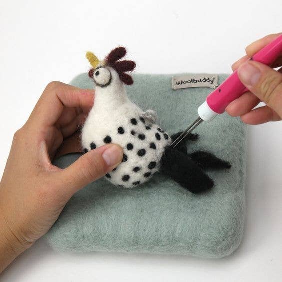Small Wool Felting Mat – 5 × 5 × 1.5 in