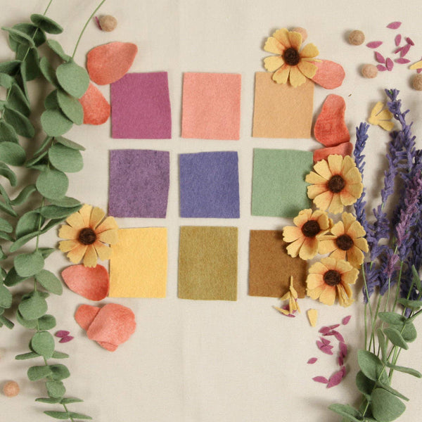 Wool Blend Felt Sheets | Botanical Blends (10 Pack)