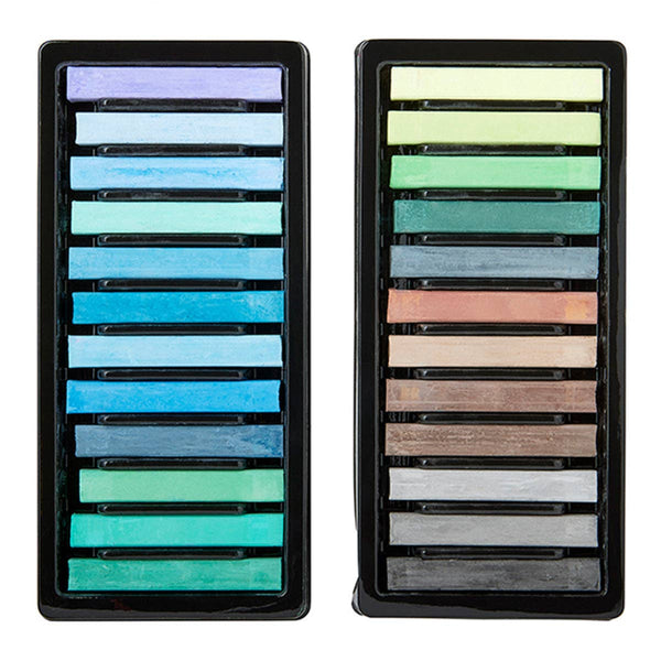 Square Chalk Pastels - 48 Colors