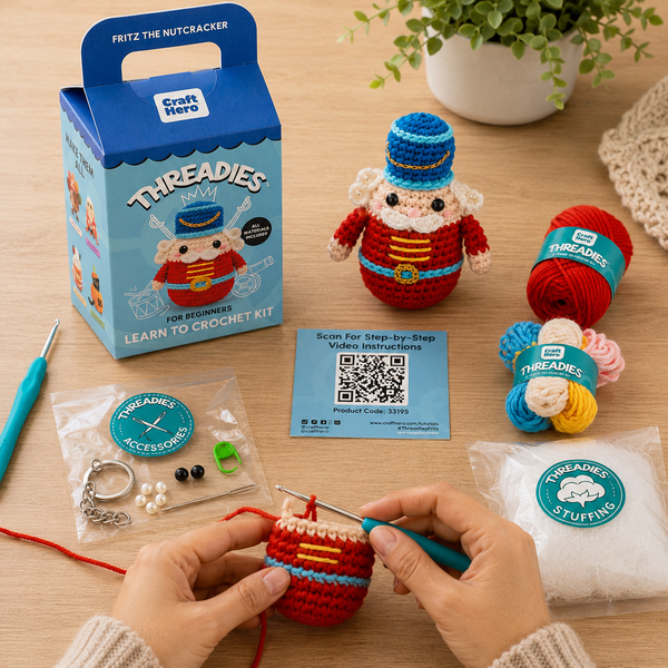 Christmas Crochet Kit for Beginners | Fritz | DIY