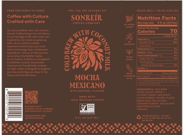 Sonreír Mocha Mexicano Latte | 8 oz