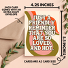You're So Loved and Hot Friendship Card Just Because