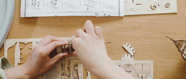 Sailing Ship – Laser-Cut Wooden 3D Puzzle