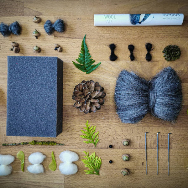 Badger Needle Felting Kit