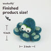 Octopus Needle Felting Kit – DIY Wool Craft Gift