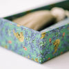 Ivory and Gold Heirloom Scissors with Case | Dusk Blue