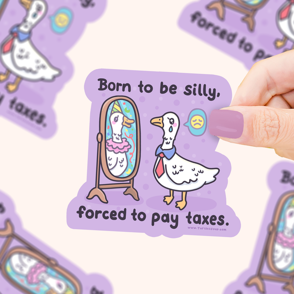 Silly Goose Vinyl Sticker