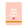 Leatherette Pocket Journal New Plan Fuck It