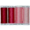 Cotton Thread Set - Warm Pinks! For Quilting and Sewing - 8 Spools, 4 Colors, 180 Yards Each
