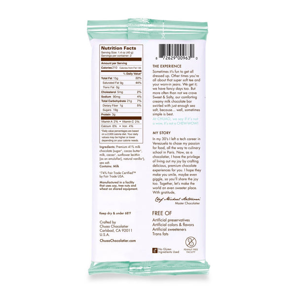 Sweet & Salty Milk Chocolate Bar