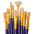 Studio Mixed Media White Bristle Brush Set - 10 pc