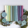 Wool Blend Felt Sheets | Succulents Palette (10 Pack)