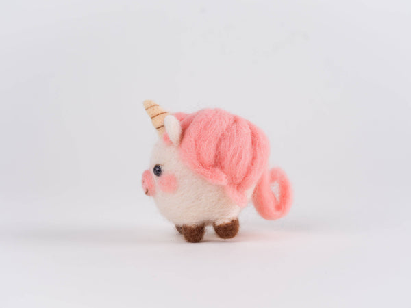 Lola the Piggycorn | Needle Felting Kit
