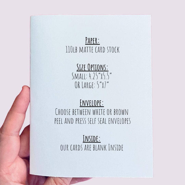 Gothic Friendship Card