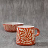 Coral Botanical Mug | 12 oz