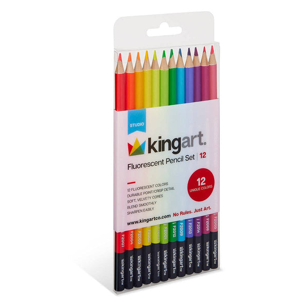 Colored Pencils - 12 Neon Colors