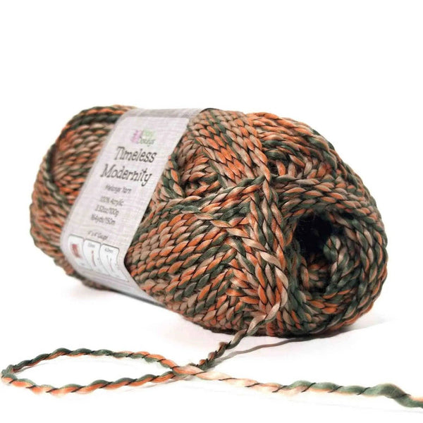 Timeless Modernity Sweater Like Acrylic Melange Yarn, 100g Light Weight