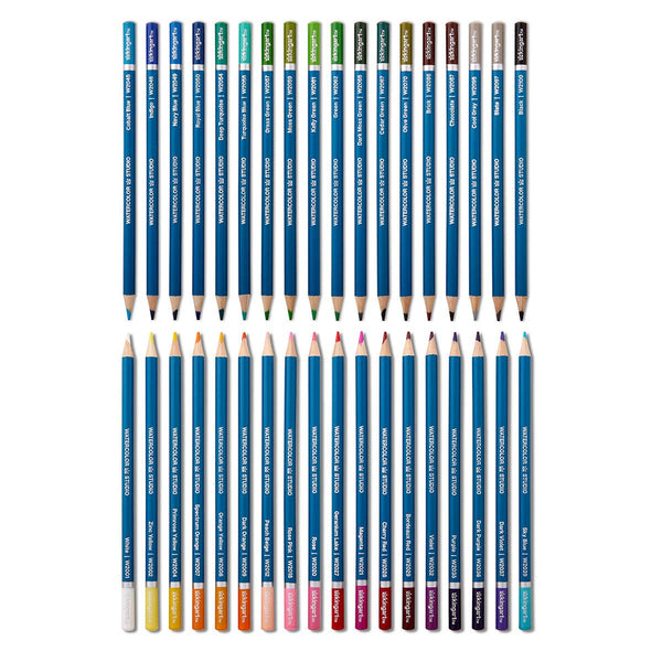 Watercolor Pencils Set - 36 Colors
