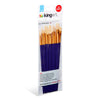 Studio Mixed Media White Bristle Brush Set - 10 pc