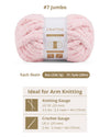 Chunky Chenill Yarn | 8oz/227g | Jumbo #7 | Pack of 8
