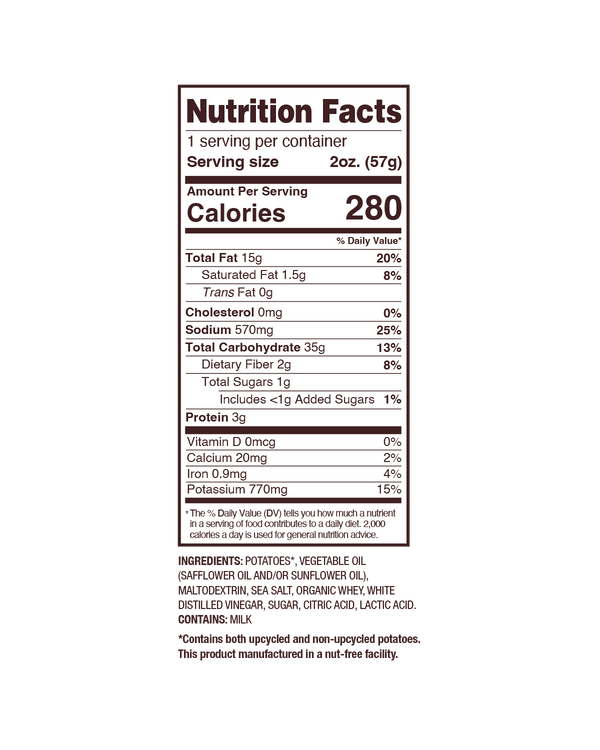 Uglies 2oz Salt & Vinegar Kettle Cooked Potato Chips