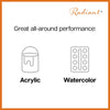 Radiant™ 6000 Round Golden Synthetic Brush Set - 5 pc