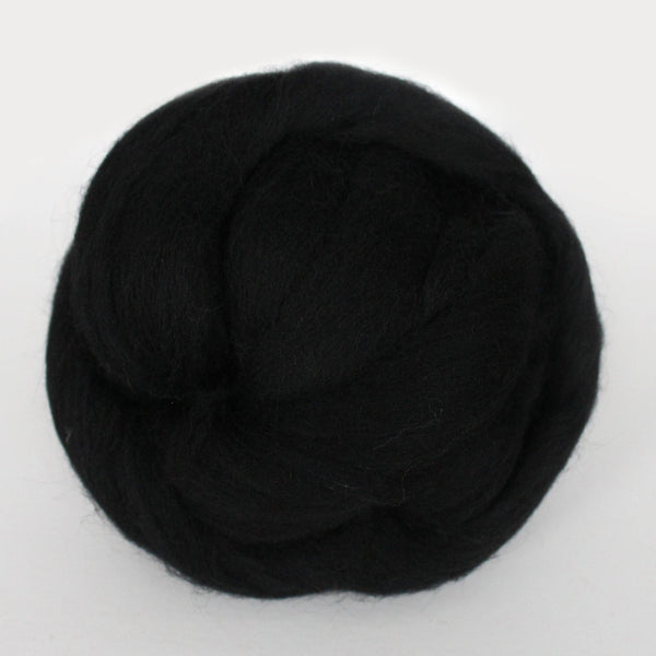 Merino Wool Roving | Black | EF068