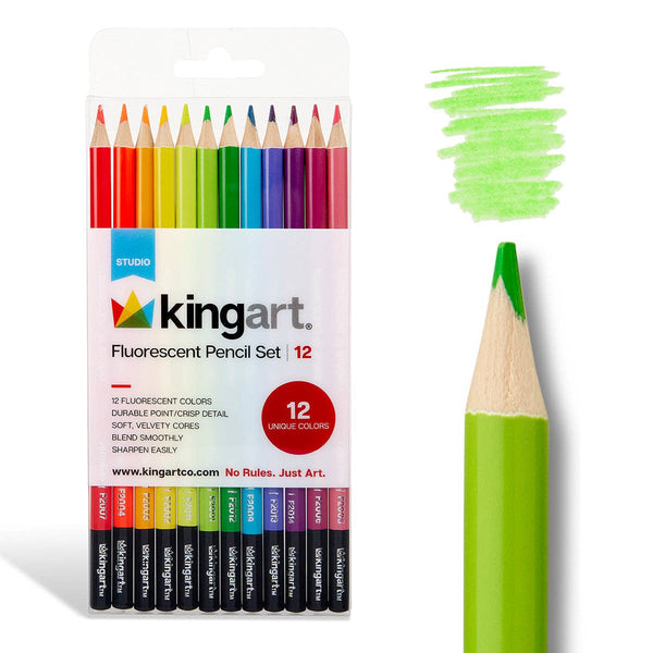 Colored Pencils - 12 Neon Colors