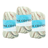 Lion Brand Yarn Pima Cotton 3 Pack