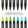 PRO Twin-Tip™ Acrylic Paint Pens – 24 Colors