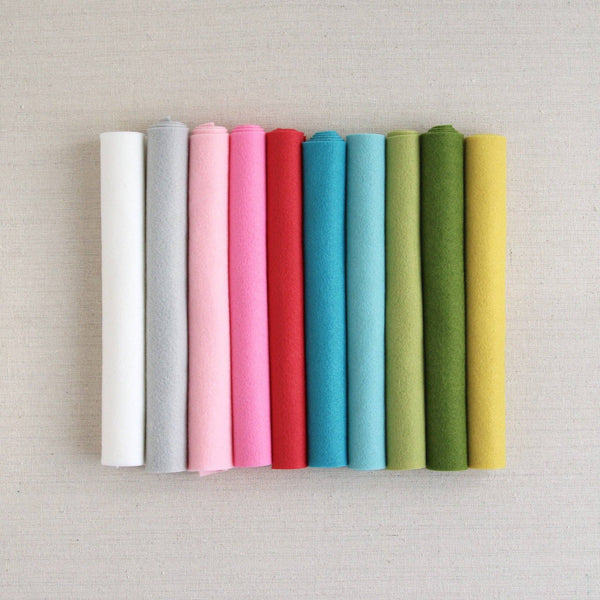 Wool Felt Sheets, Glitter & Glass