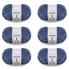 Chunky Chenill Yarn | 8oz/227g | Jumbo #7 | Pack of 6